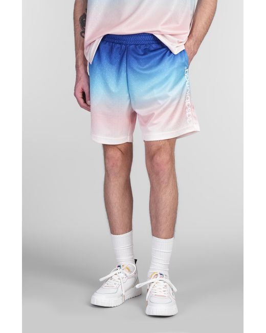 Shorts in Poliestere Multicolor di Casablanca in Blue da Uomo