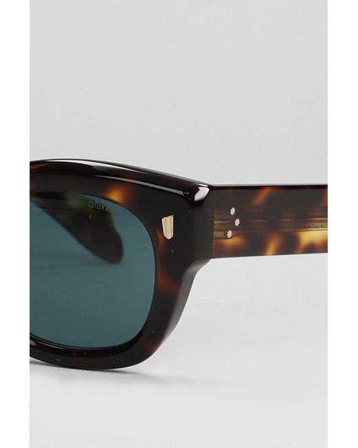 Cutler & Gross Gray 9261 Sunglasses In Brown Acetate