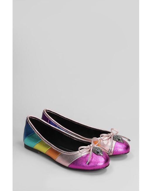 Ballerine Eagle in Pelle Multicolor di Kurt Geiger