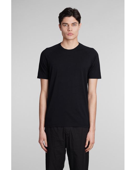 Aspesi T-shirt Ay28 T-shirt In Black Cotton for men