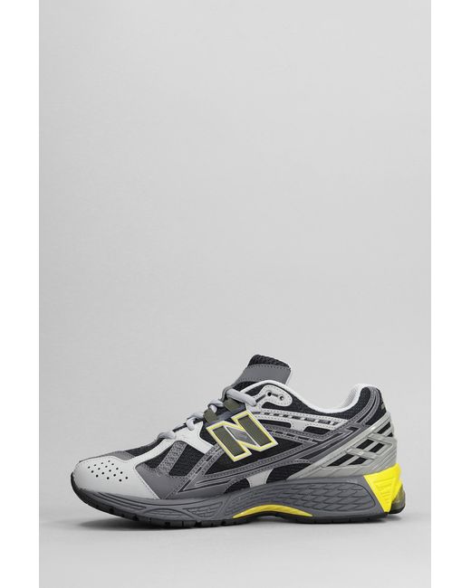New Balance Multicolor 1906 Sneakers In Grey Leather And Fabric for men