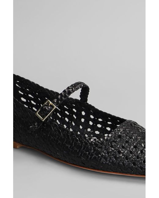 Ballerine in Pelle Nera di Fabio Rusconi in Gray