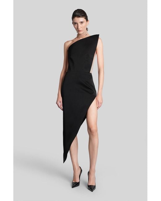 David Koma Women's Black Long Dress David Koma Women's Black Long Dress