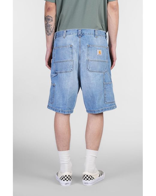 Carhartt Blue Single Knee Short Shorts for men