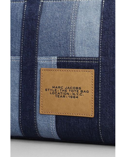 Marc Jacobs The Medium Tote Tote In Blue Denim