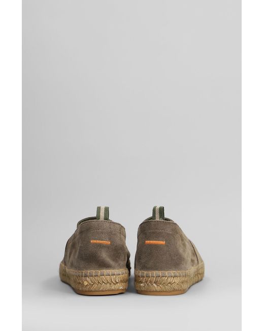 Castaner Gray Pablo T-186 Espadrilles for men