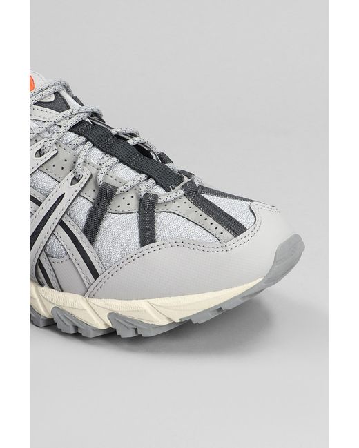 Asics White Gel-sonoma 15-50 Sneakers In Grey Leather And Fabric for men