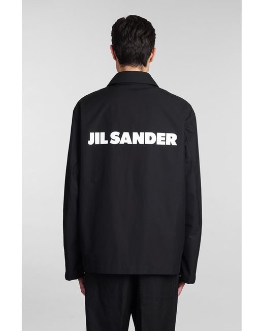 Jil Sander Black Casual Jacket for men