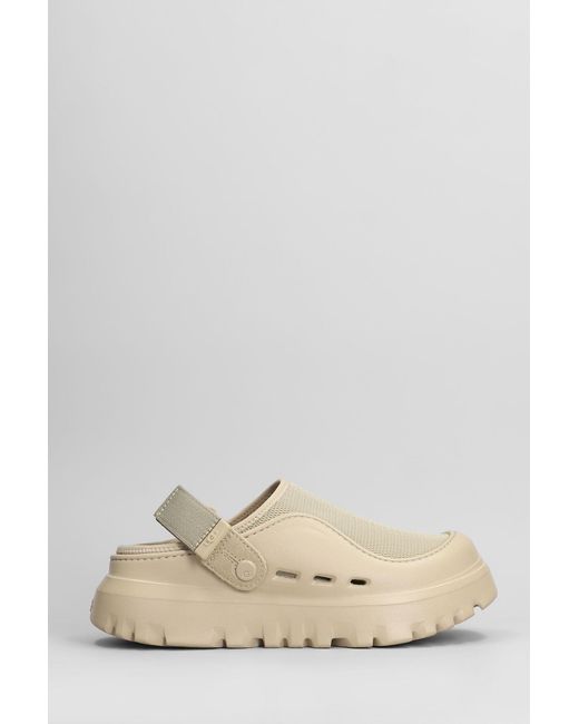 Slipper-Mule Peakmod in Gomma Beige di Ugg in Natural da Uomo