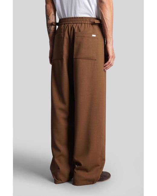 AMI Brown Pants for men