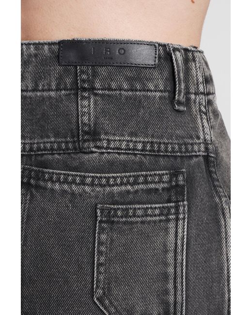 Jeans Gretta in Cotone Grigio di IRO in Gray