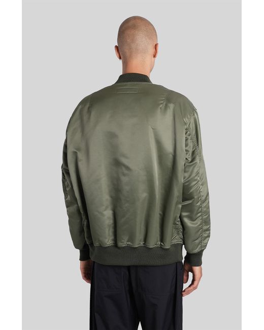 Comme des Garçons Green Bomber Jacket for men