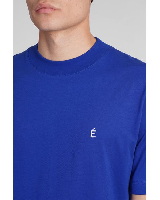 Etudes Studio T-shirt In Blue Cotton for men