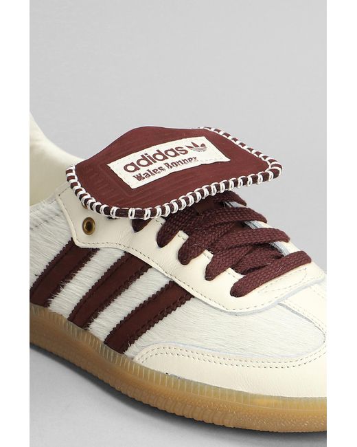 adidas Samba Sneakers In Beige Leather in Natural | Lyst