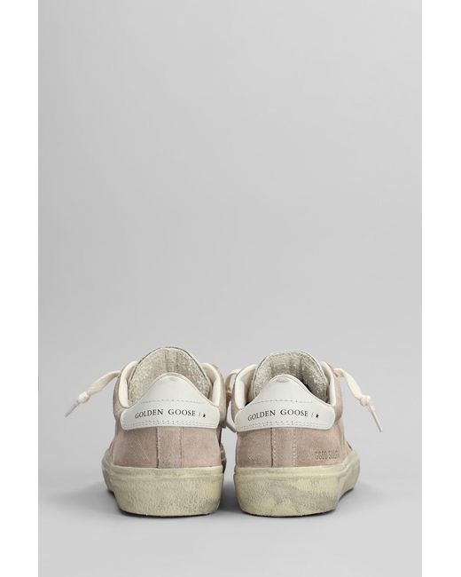 Sneakers Soul Star in Camoscio Rosa di Golden Goose Deluxe Brand in Pink