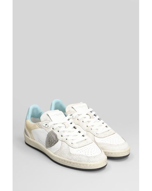 Philippe Model White Pgal Low Sneakers