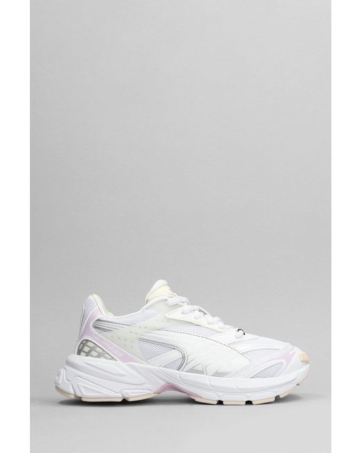 PUMA Velophasis Sneakers In White Leather And Fabric