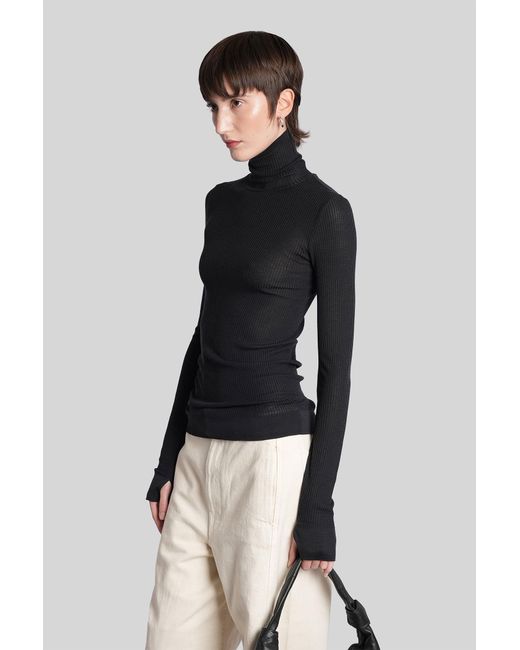 Lemaire Knitwear In Black Wool