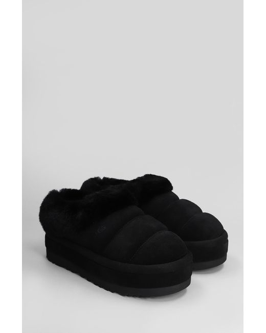 Ugg Tazzlita Slipper-mule In Black Suede