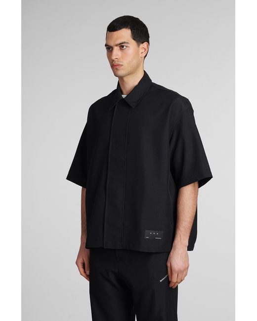 OAMC Sally Shirt In Black Polyester for men