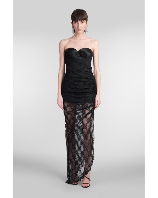 Abito donna in Poliammide Nera di GIUSEPPE DI MORABITO in Black