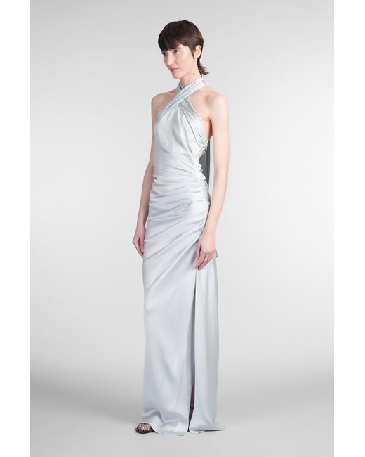 Abito donna Saranella in acetato Celeste di Jonathan Simkhai in White