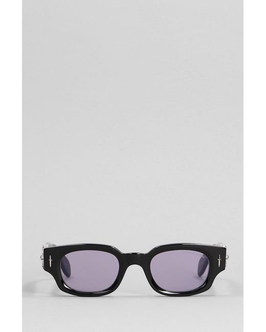 Cutler & Gross Gray The Great Frog Sunglasses In Black Acetate