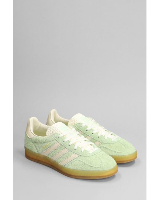 Adidas Sneakers In Green Suede