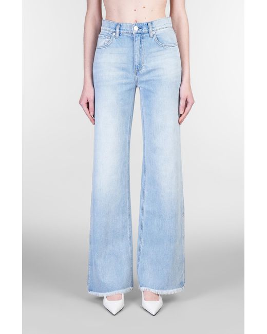Jeans Weezy in Cotone Blu di Alice + Olivia in Blue