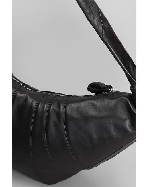 Lemaire Black Large Croissant Shoulder Bag