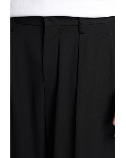 Attachment Pants In Black Wool for men