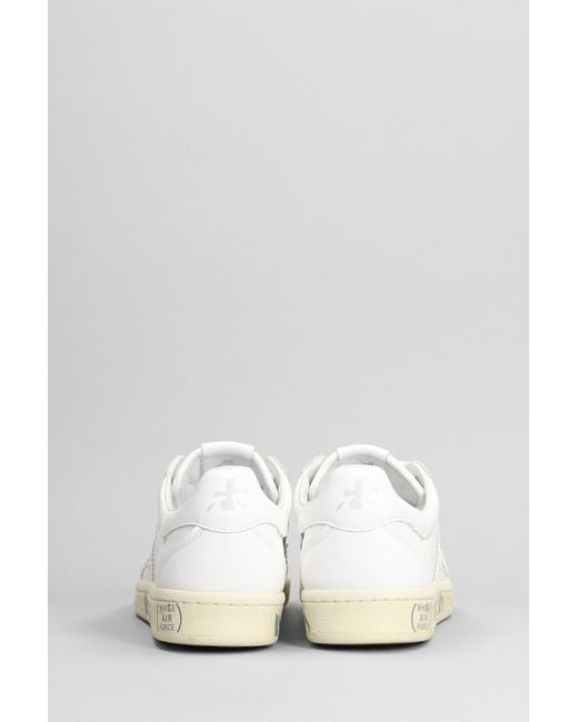 Sneakers Bonnie in Pelle Bianca di Premiata in White