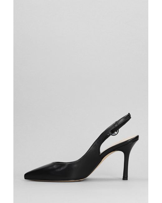 The Seller Pumps In Black Leather