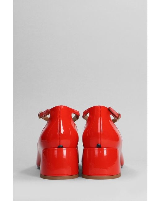A.Bocca Pumps In Red Patent Leather