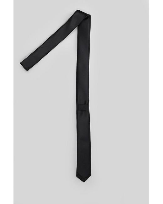 Lardini Gray Tie In Black Polyester for men