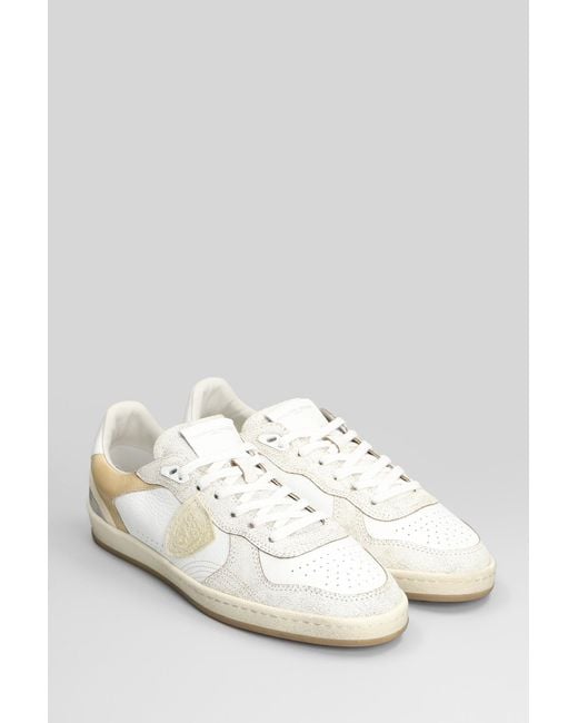 Philippe Model White Pgal Low Sneakers for men