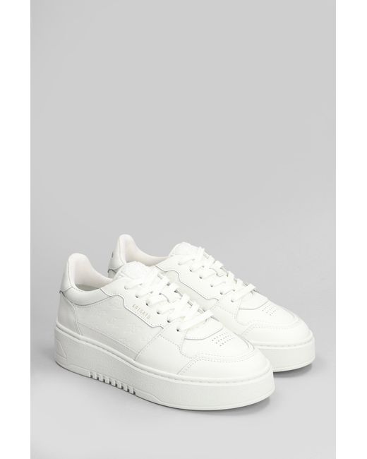 Sneakers Orbit Neo in Pelle Bianca di Axel Arigato in White