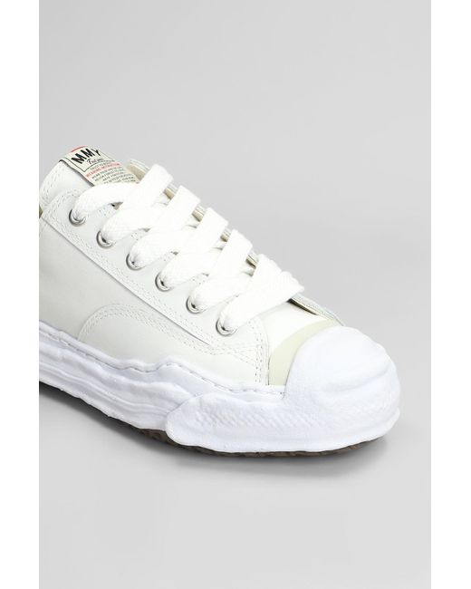 Maison Mihara Yasuhiro White Hank Low Sneakers for men