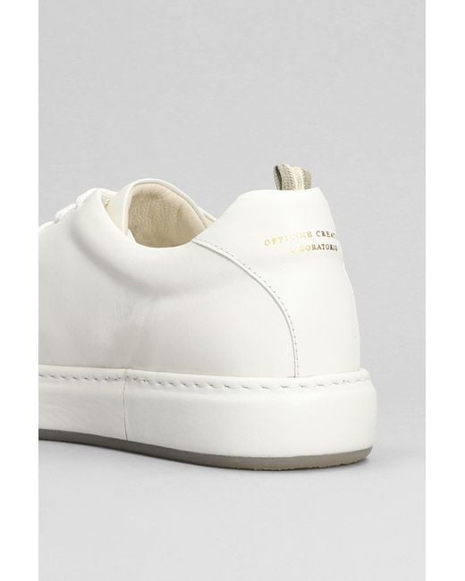 Officine Creative White Covered 001 Sneakers for men