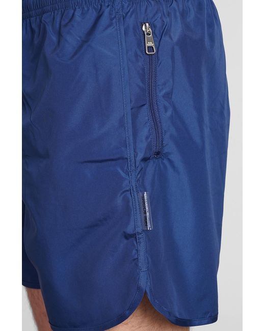 Neil Barrett Beachwear In Blue Polyester for men