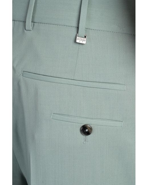 Pantalone ZI56 in Lana Verde di PT Torino in Green da Uomo