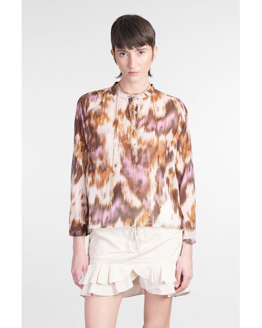 Blusa Maria in Cotone Multicolor di Isabel Marant