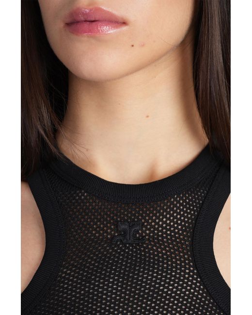 Abito donna in Poliestere Nera di Courreges in Black