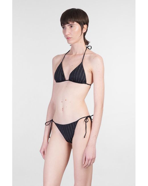 Beachwear Leah in Poliammide Nera di Mc2 Saint Barth in Pink