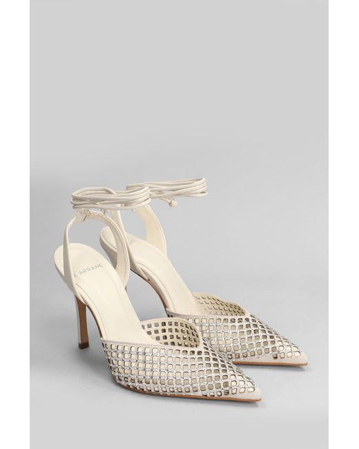 Carrano Natural Pumps In Beige Suede And Leather