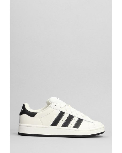 Adidas Campus 00s Sneakers In White Leather