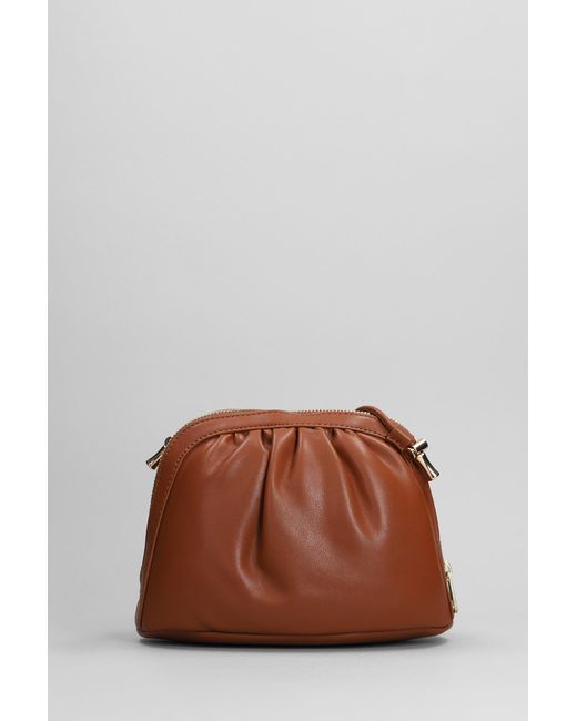 A.P.C. Brown Ninon Shoulder Bag In Leather Color Polyuretan