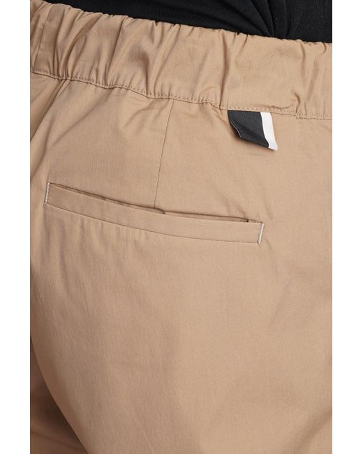 Pantalone Patrick in Cotone Cammello di Low Brand in Natural da Uomo