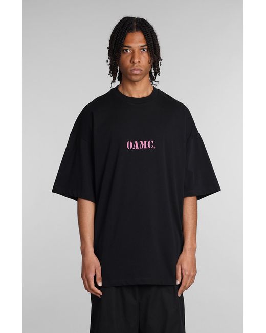 OAMC T-shirt In Black Cotton for men