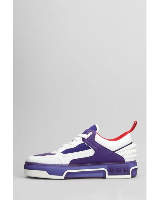 Sneakers Astroloubi in pelle e tessuto Bianco di Christian Louboutin in White da Uomo
